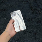 Silver Water Ripple iPhone Protective Case - Viexta