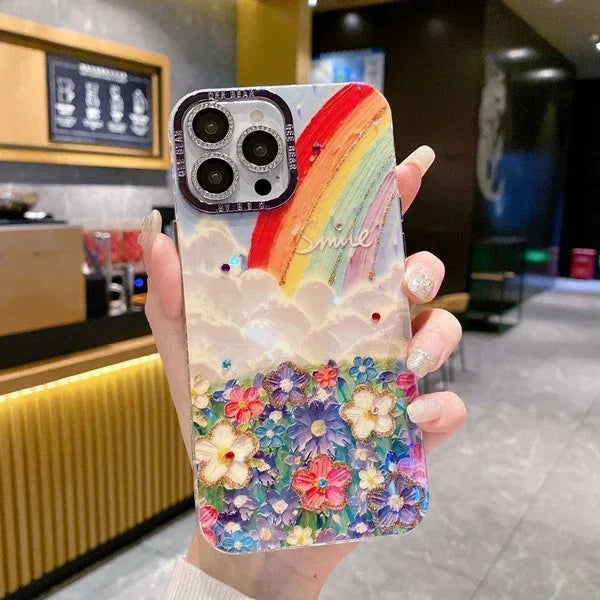 rhinestone-lens-protector-drop-resistant-iphone-case - Viexta