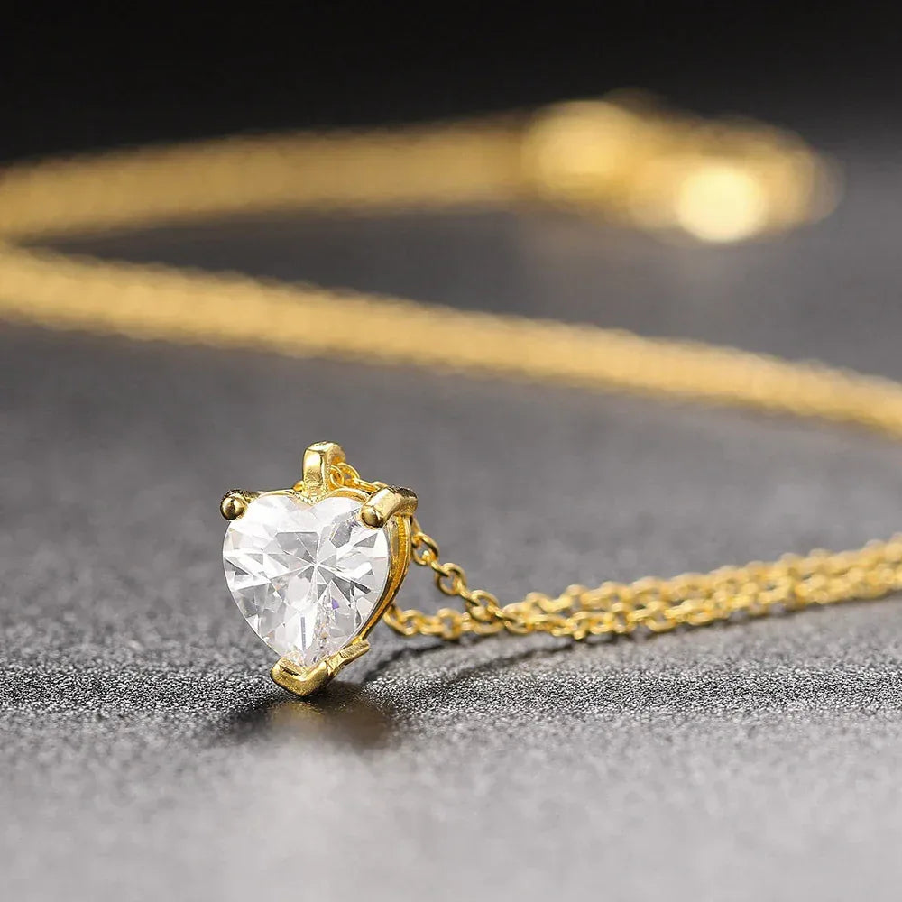 Zircon Micro-inlaid Necklace - Viexta