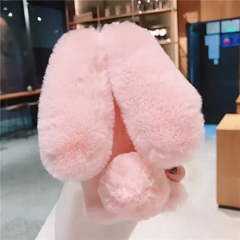 plush-loving-rabbit-drop-resistant-iphone-case - Viexta