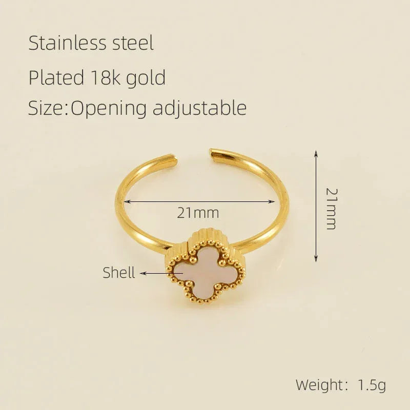 Heart-shaped Stainless Steel Ring - Viexta