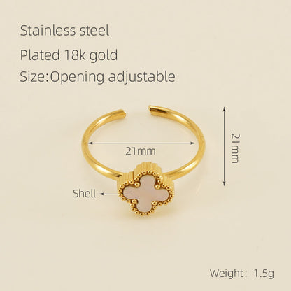 Heart-shaped Stainless Steel Ring