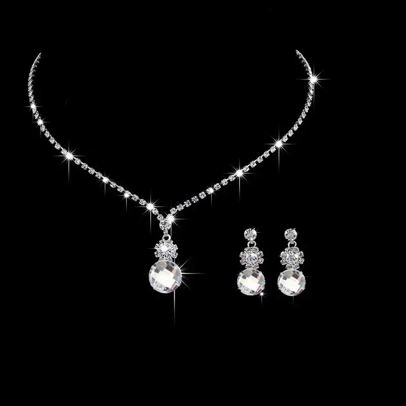 Zircon Water Drop Necklace - Viexta