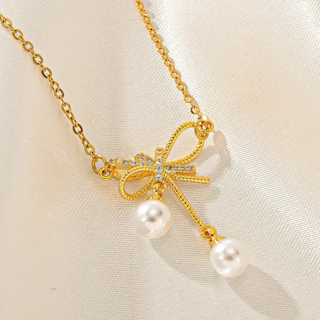 Bow Gang Drill Necklace - Viexta