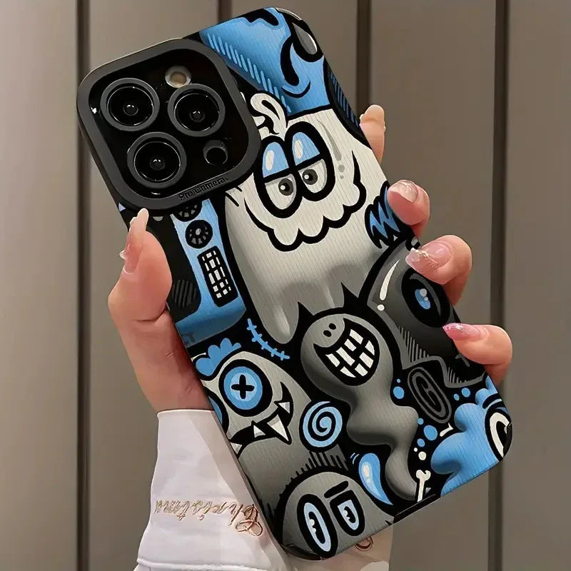 Little Monster Graffiti iPhone Case - Viexta