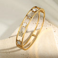 Multi-Diamond Five-leaf Kada - Viexta