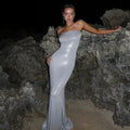 Off-shoulder Bandeau Slim-fit Dress Women - Viexta