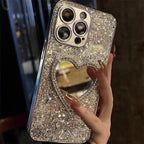 electroplated-glitter-epoxy-makeup-mirror-iphone-case - Viexta