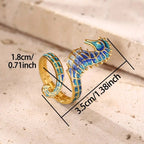 Stainless Steel Seahorse Ring