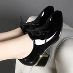 Women's Chunky Low-cut High Heels - Viexta