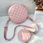 Plaid Rhombus Two-piece Bag - Viexta