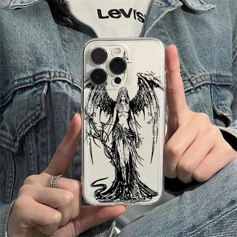 angel-advent-sketch-iphone-case - Viexta