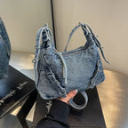 Denim Women's Western Style Bag - Viexta