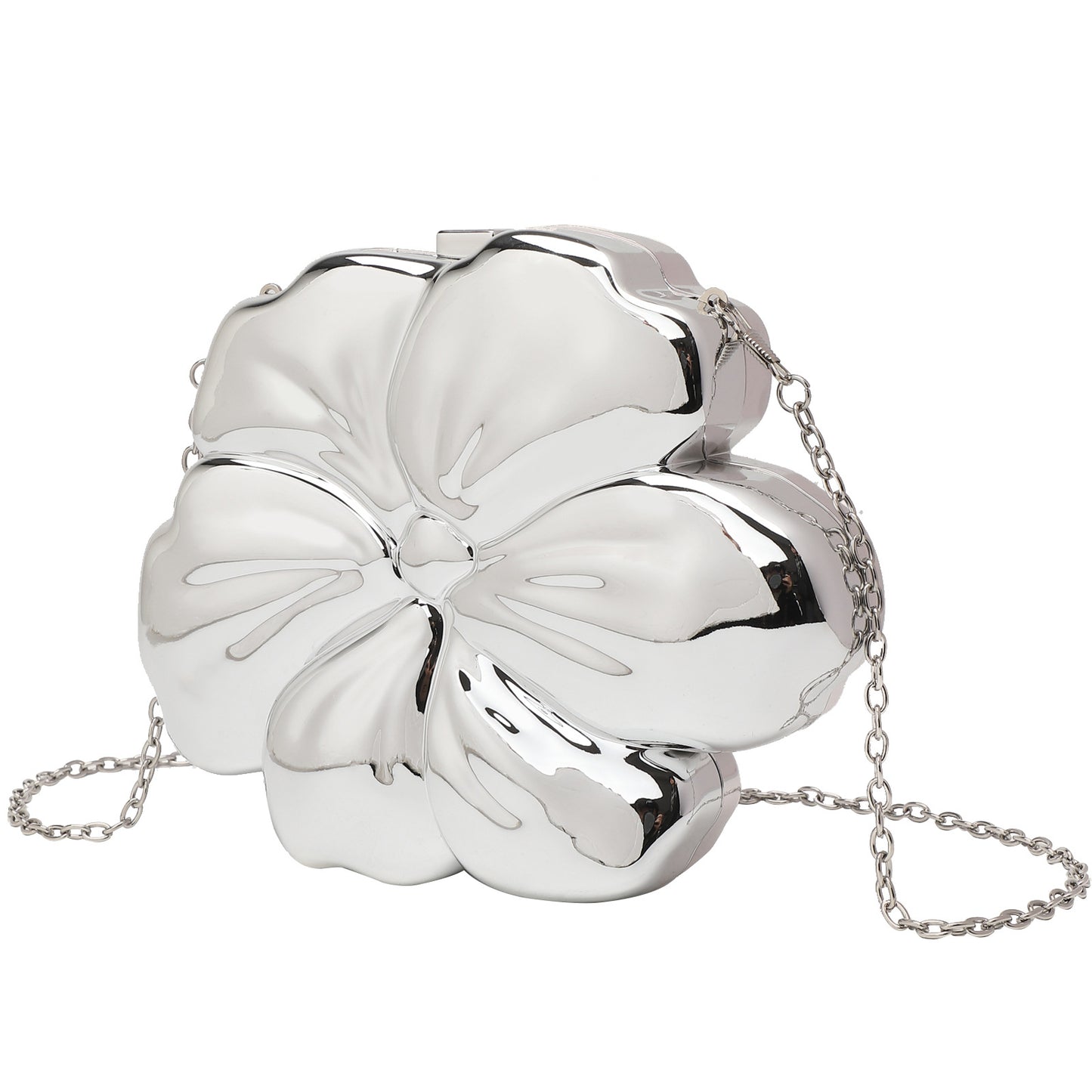 Flower Clutch Chain Crossbody Bag