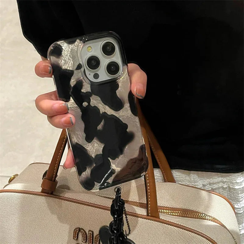 Cold Wind Black Splash Ink iPhone Case - Viexta