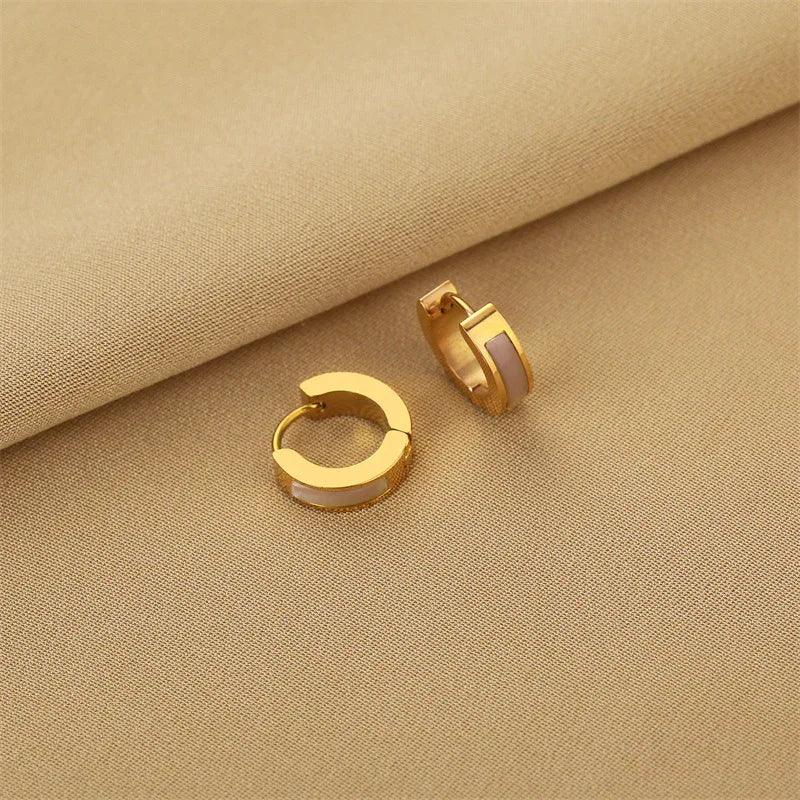 18k Trendy Hoops - Viexta