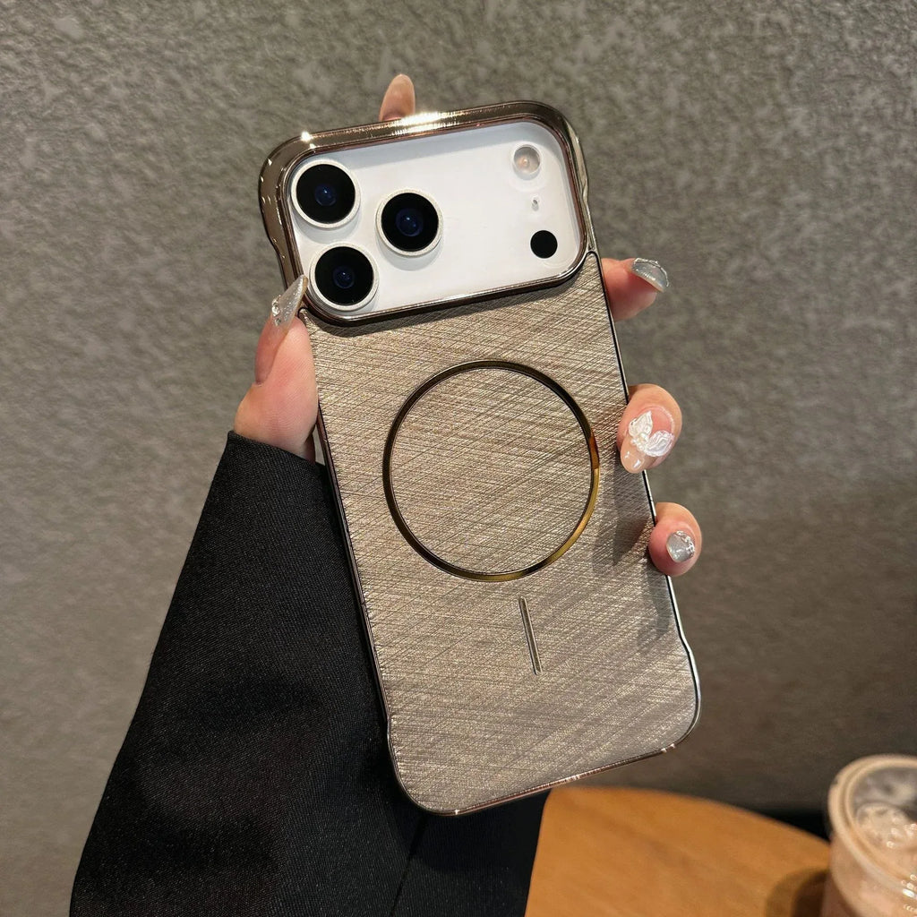 New Electroplating Frameless Magnetic iPhone Case - Viexta