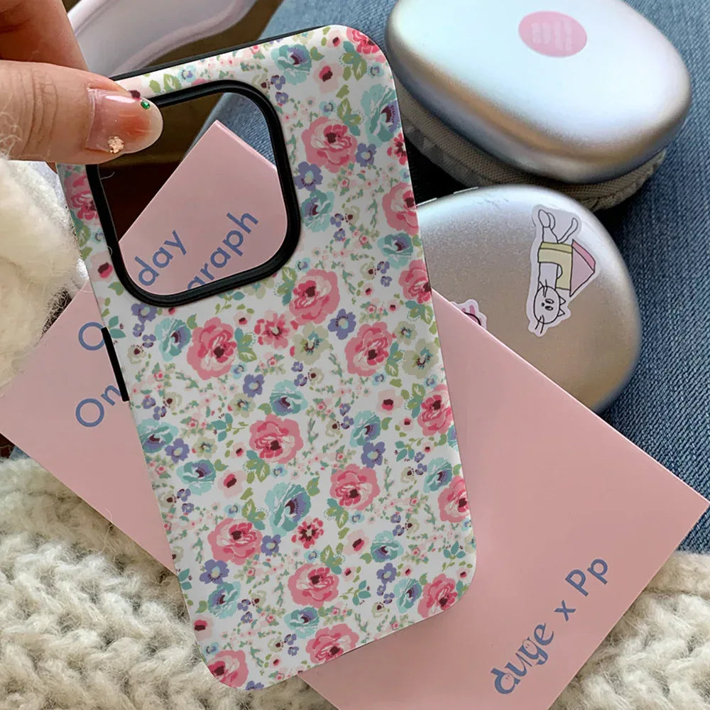 flower-shell-two-in-one-iphone-case - Viexta