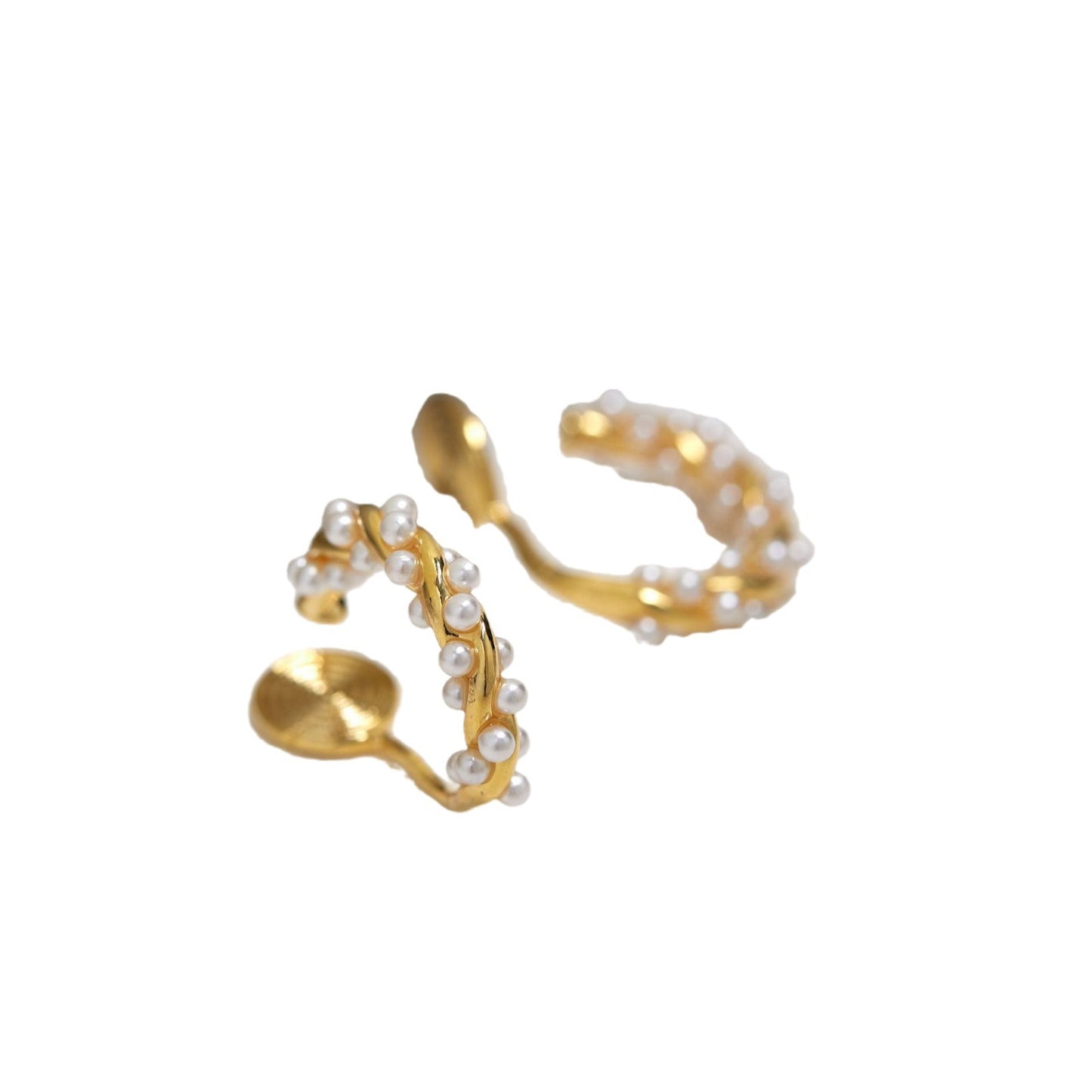 Pearl Coil Earring