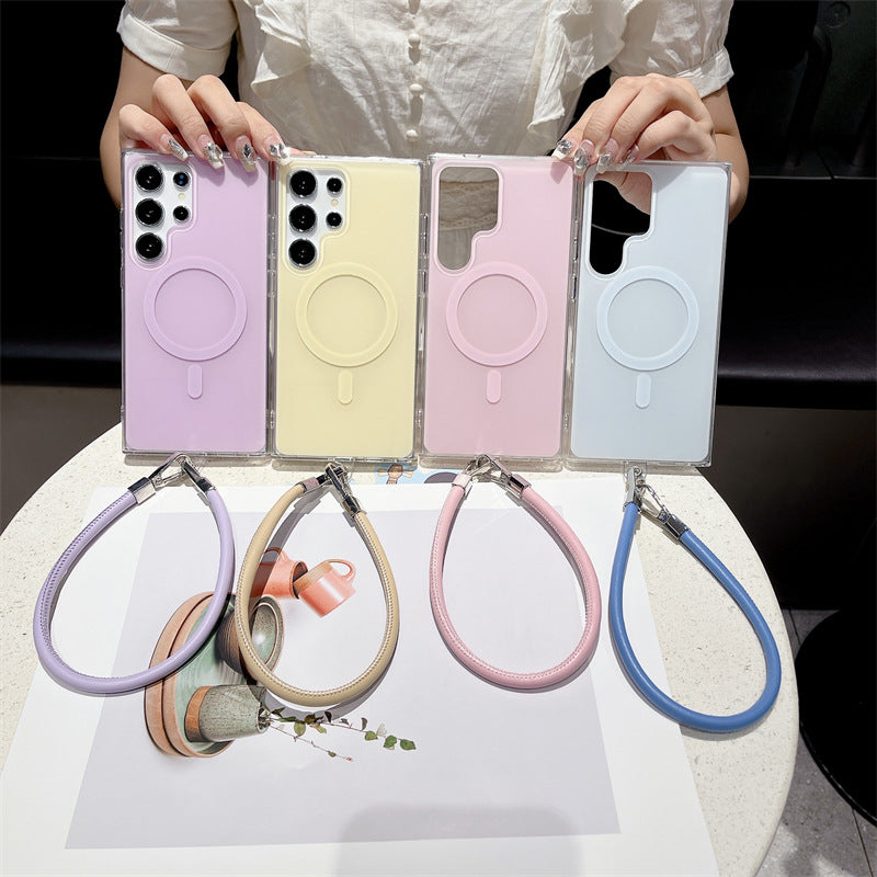 Macaron Color Series Magnetic Samsung Phone Case