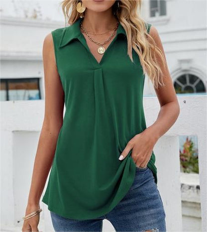 Women's Solid Color Casual Vest