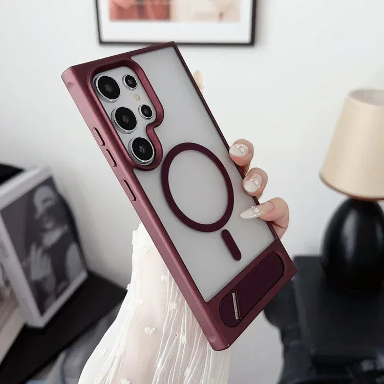 Folding Metal Bracket Samsung Phone Case - Viexta