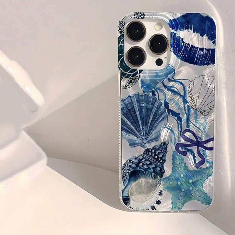 Shell Starfish Turtle iPhone Case