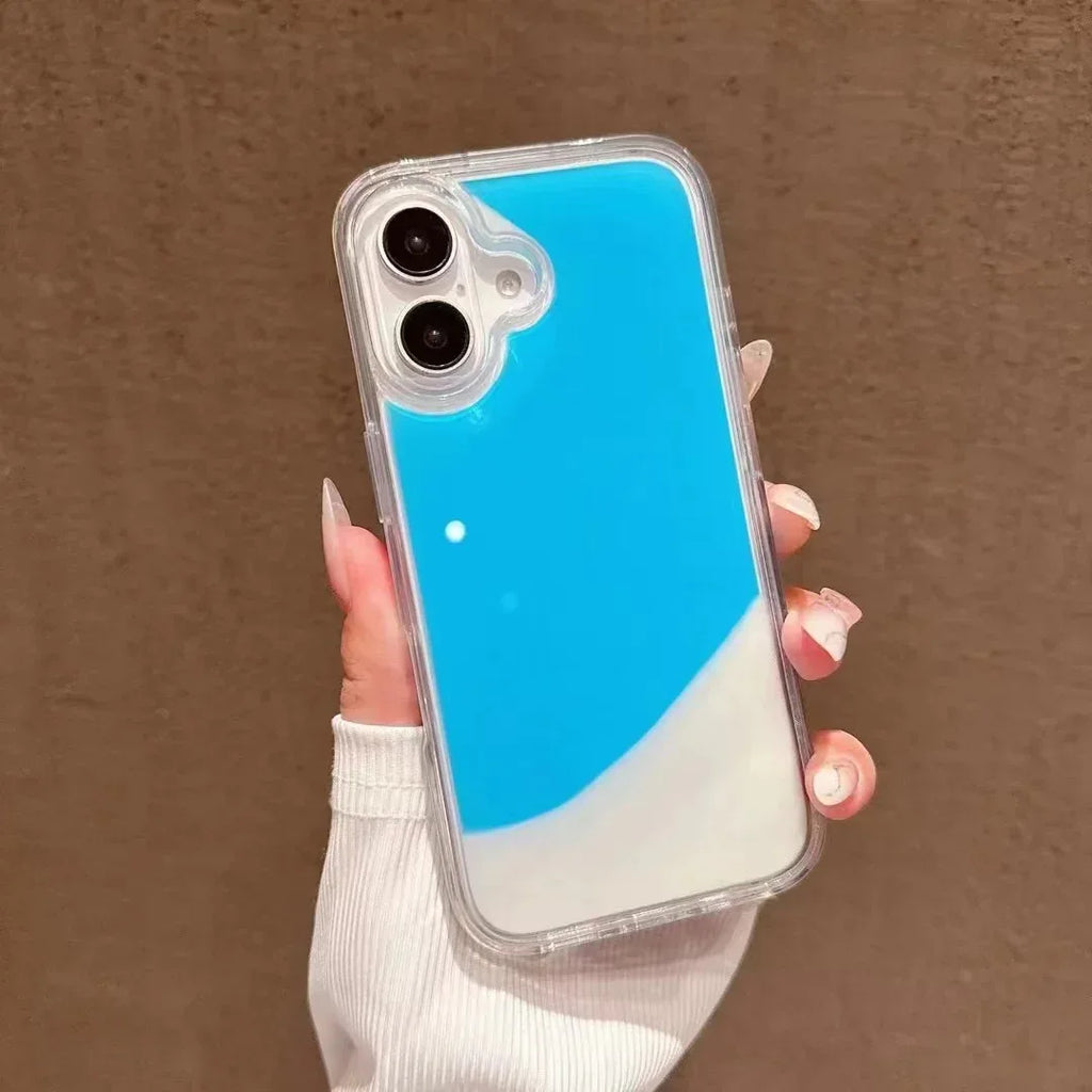 luminous-glitter-powder-quicksand-drop-resistant-iphone-case - Viexta