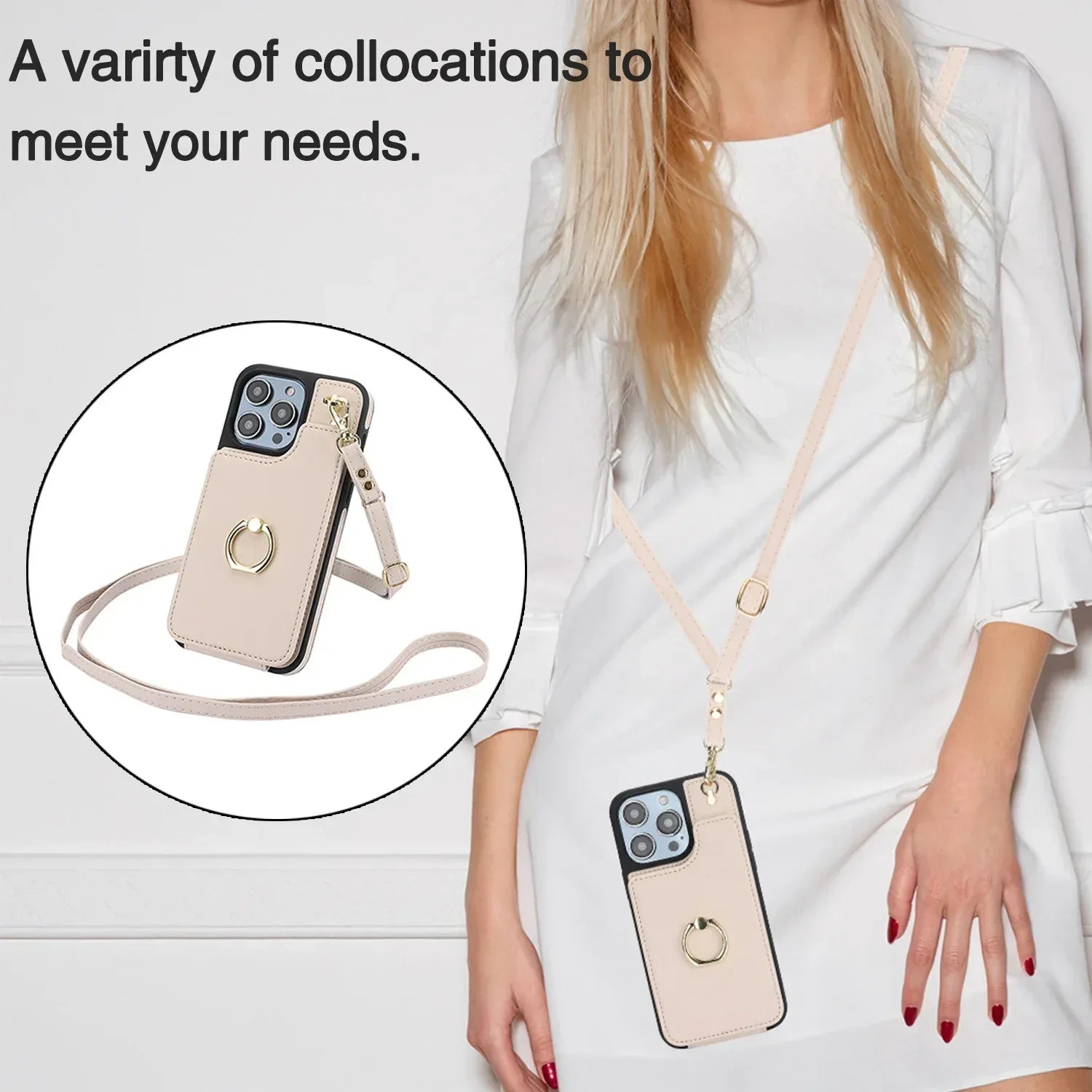 Crossbody Ring iPhone Case - Viexta