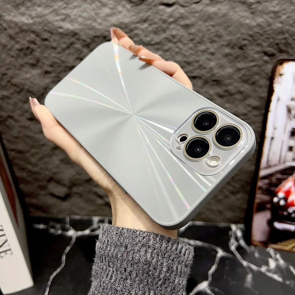 Crystal Glass Lens Protector iPhone Case - Viexta