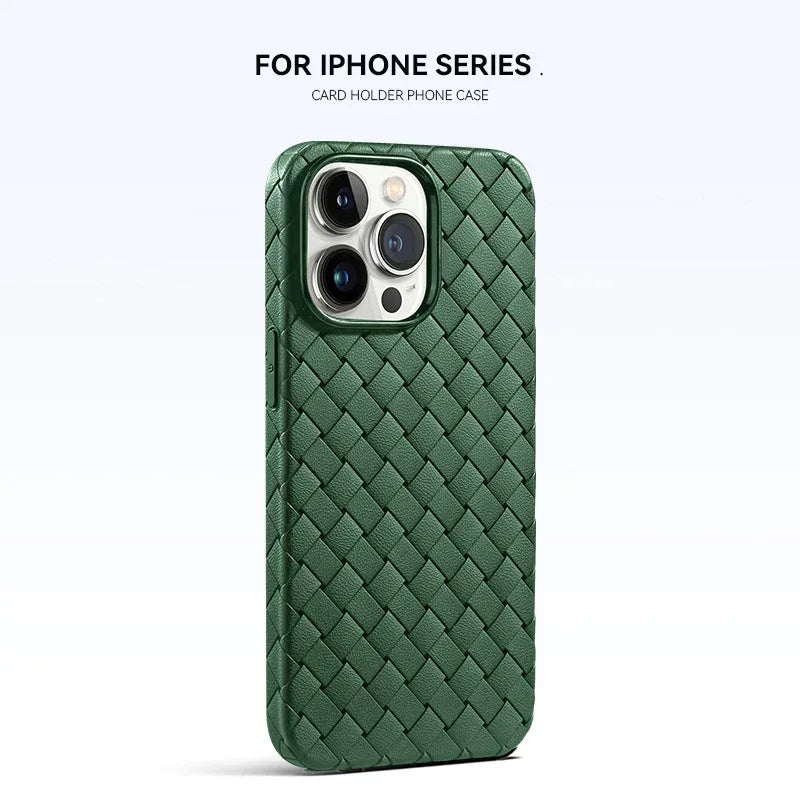 Woven Pattern Heat Dissipation resistant Protective Cover for IPhone - Viexta