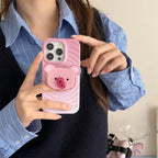 Blooming Rotary Magnetic Adhesive Bracket iPhone Case - Viexta