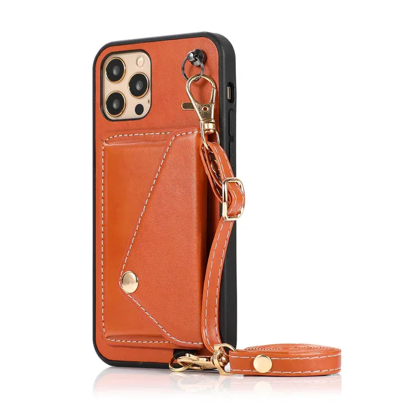 Leather Crossbody IPhone Case - Viexta