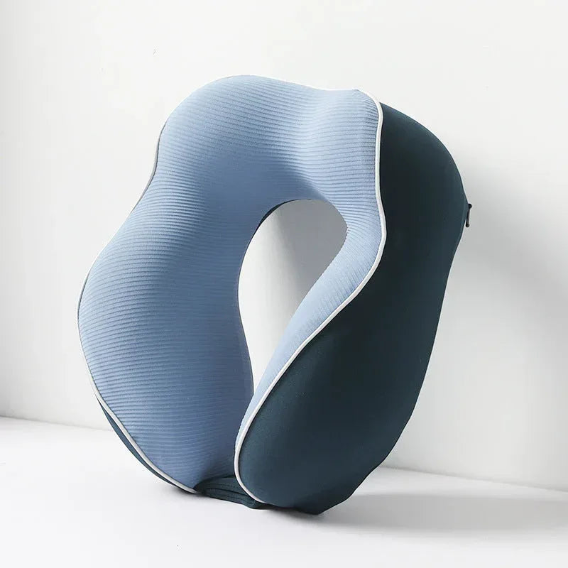 Memory Cotton U-shaped Pillow Removable And Washable For Travel - Viexta