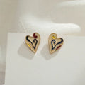 Vintage Silver Needle Stud Earrings - Viexta