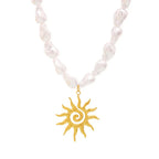Ocean Series Baroque Shell Necklace - Viexta