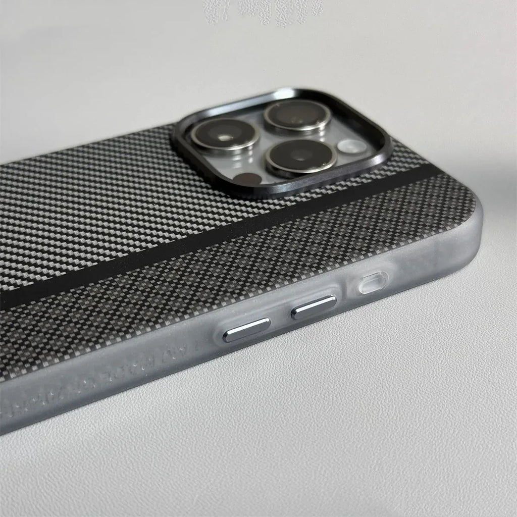 Carbon Fiber Drop-resistant iPhone Cover - Viexta