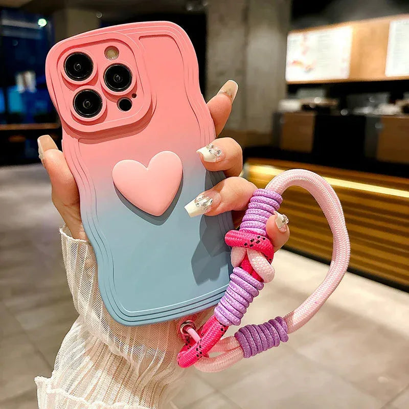 Gradient Stereo Heart iPhone Shell - Viexta