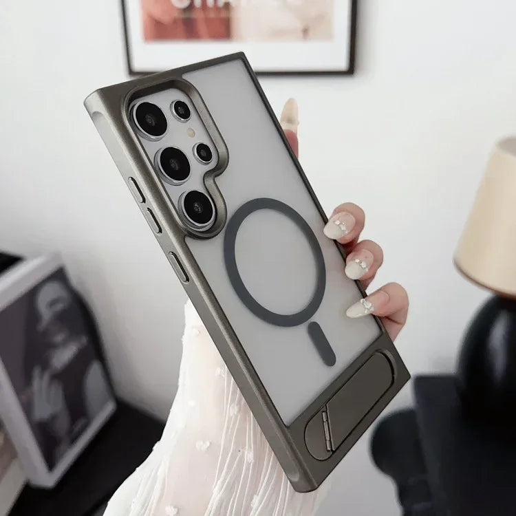 Folding Metal Bracket Samsung Phone Case - Viexta