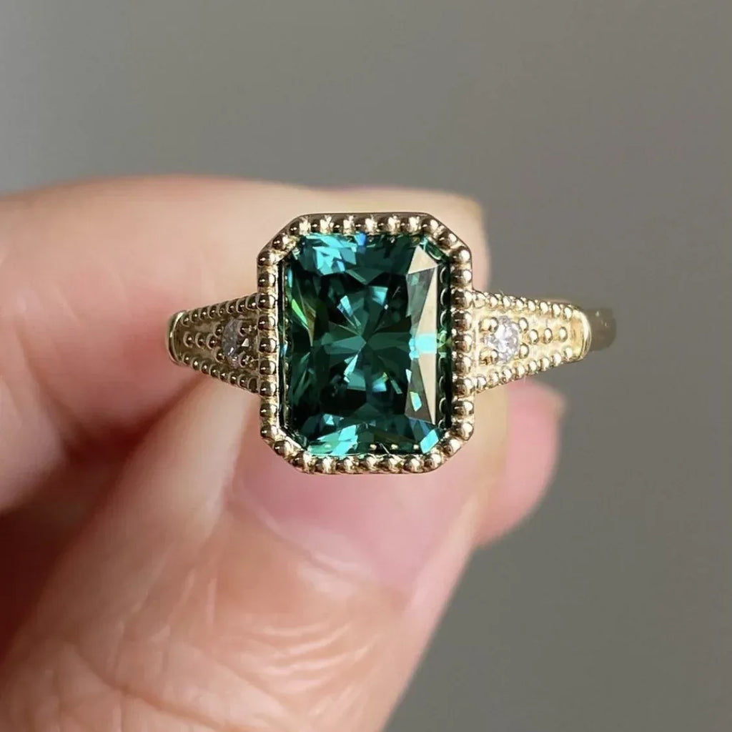 Geometric Gold-plated Ring Fashion - Viexta