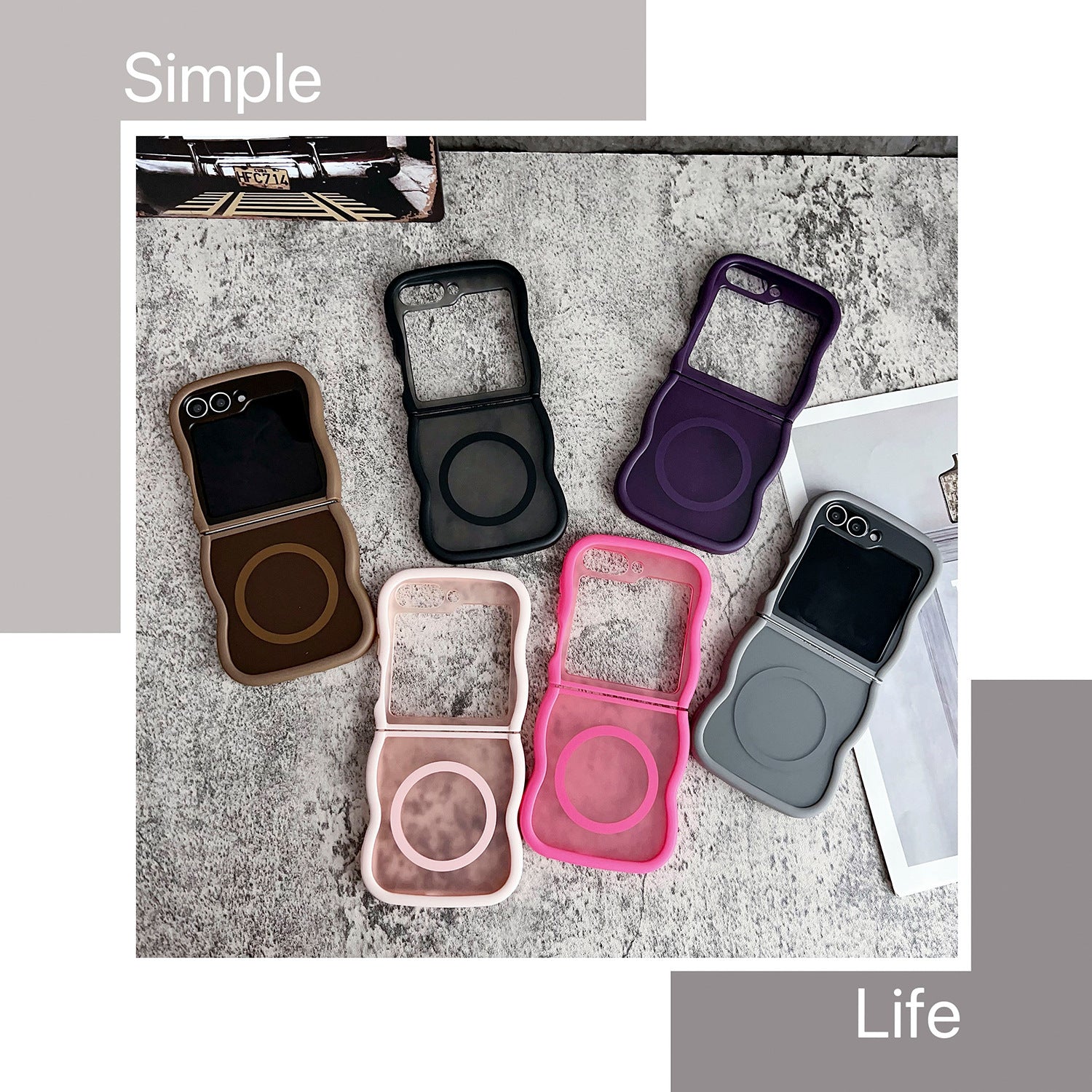 Magnetic Foldable Samsung Cover