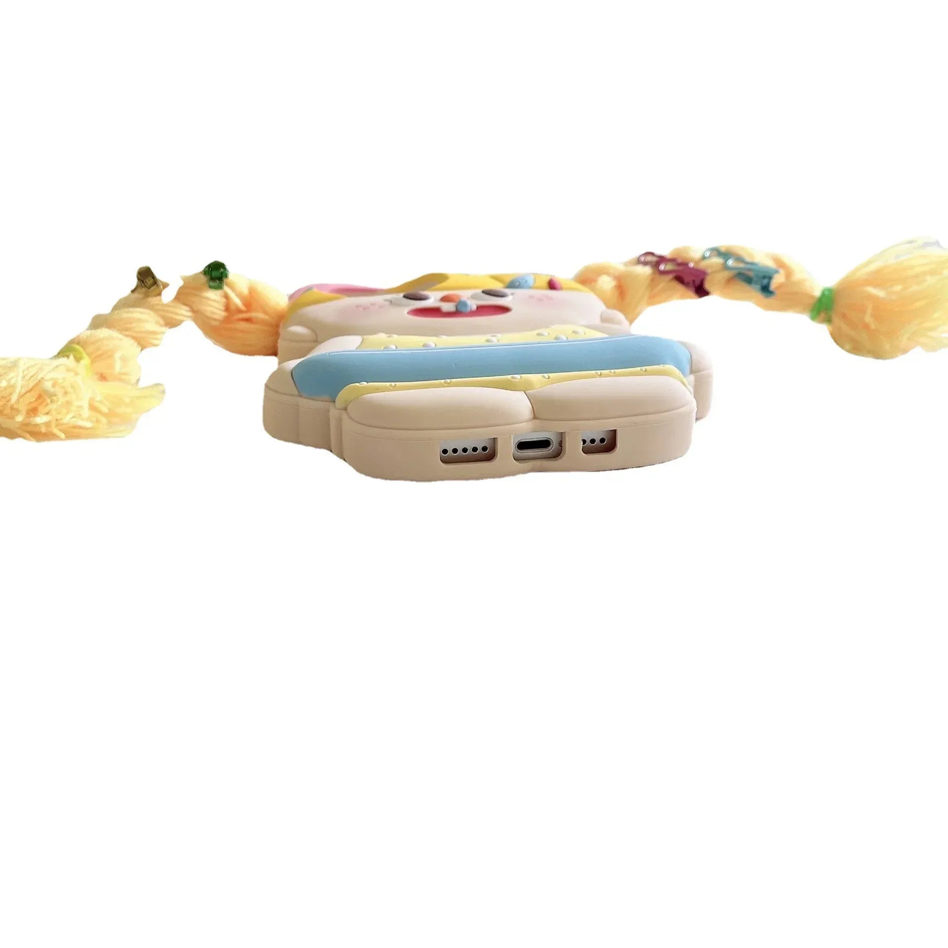 Cartoon Yellow Braid iPhone Case - Viexta