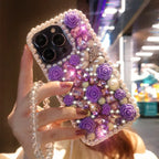 Fashion Personalized Flower Shiny iPhone Case - Viexta