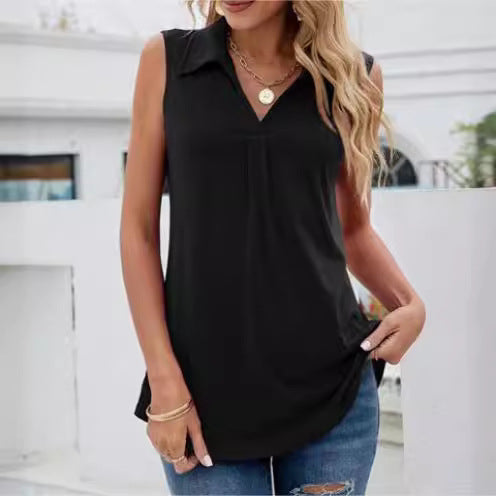 Women's Solid Color Casual Vest