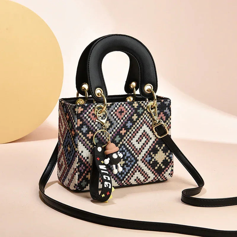 Canvas Fashion Crossbody Bag - Viexta