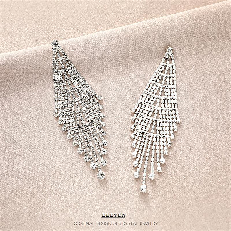 Personality Exaggerating Tassel Earrings