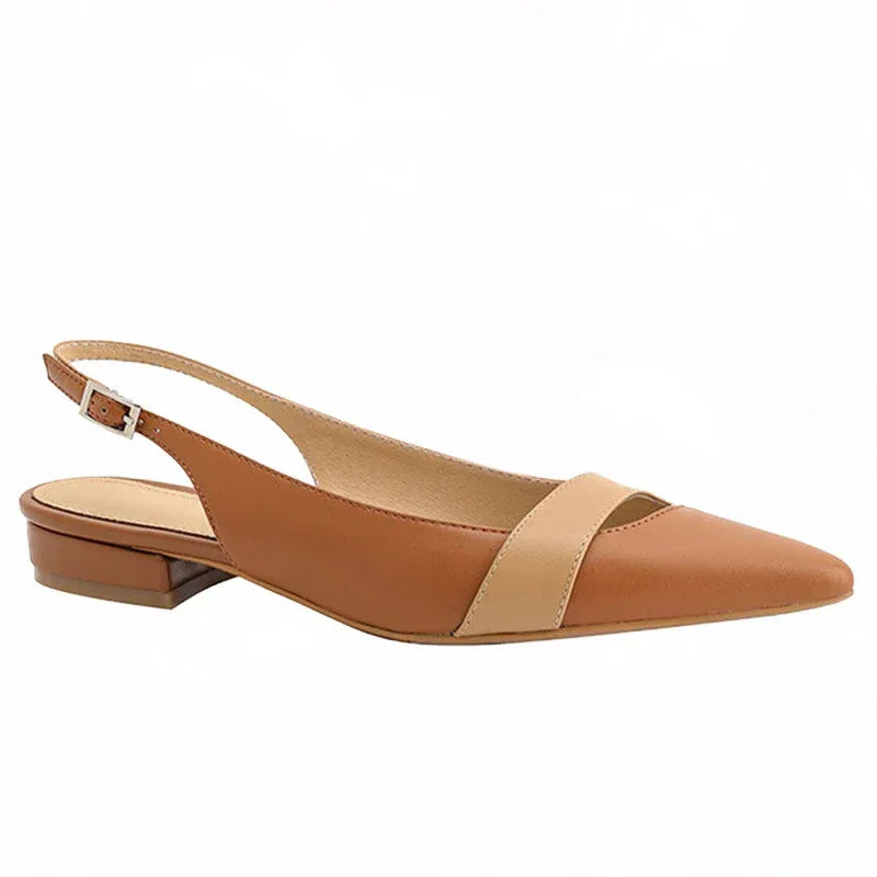 French Style Pumps Matching Pointed Toe Sandals - Viexta