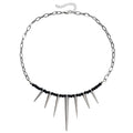 Punk Stitching Chain Black Beaded - Viexta