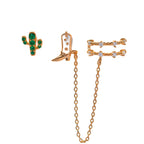 Oil Dripping Tassel Ear Clip - Viexta