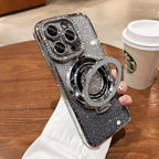 Edge Drill Gradient Color Magnetic Suction iPhone Case - Viexta